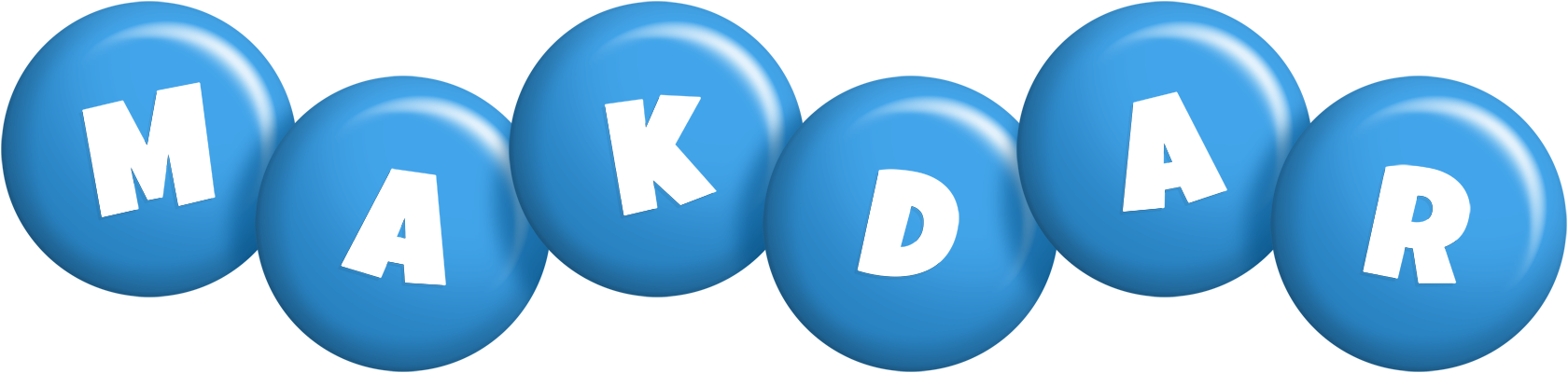 Makdar candy-blue logo