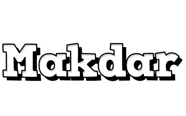 Makdar snowing logo