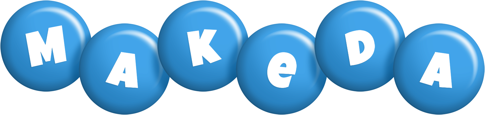 Makeda candy-blue logo