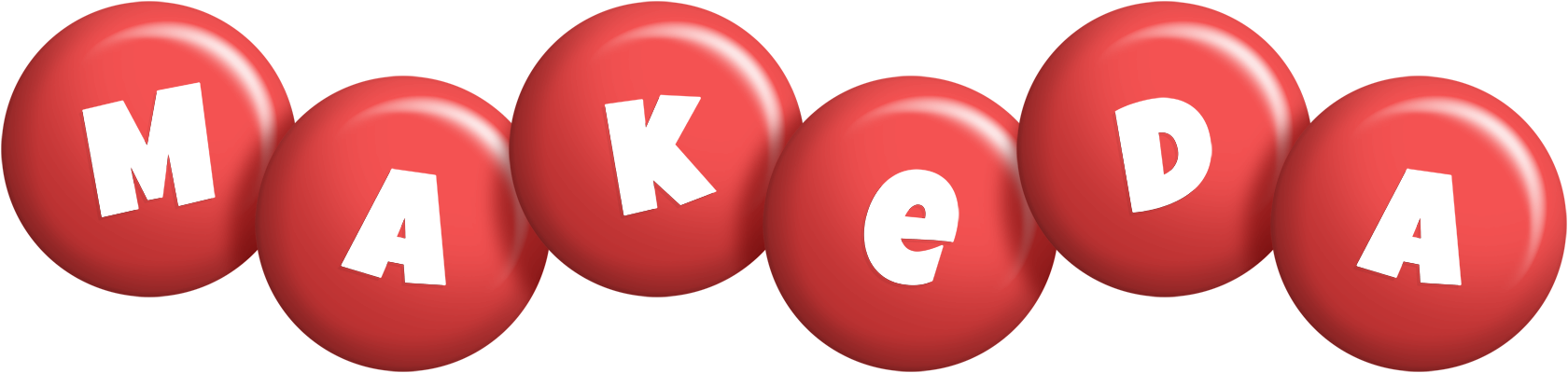 Makeda candy-red logo