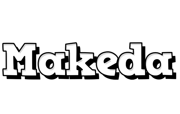 Makeda snowing logo