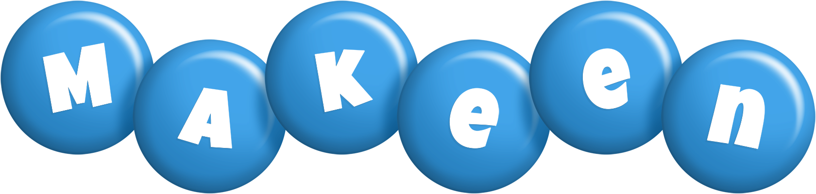 Makeen candy-blue logo