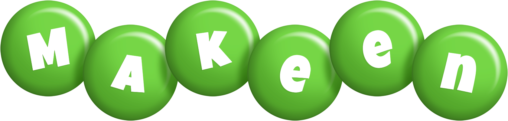 Makeen candy-green logo