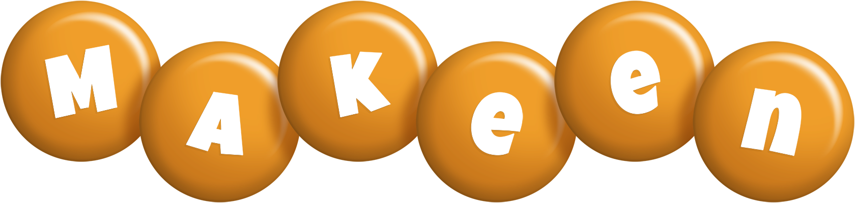 Makeen candy-orange logo