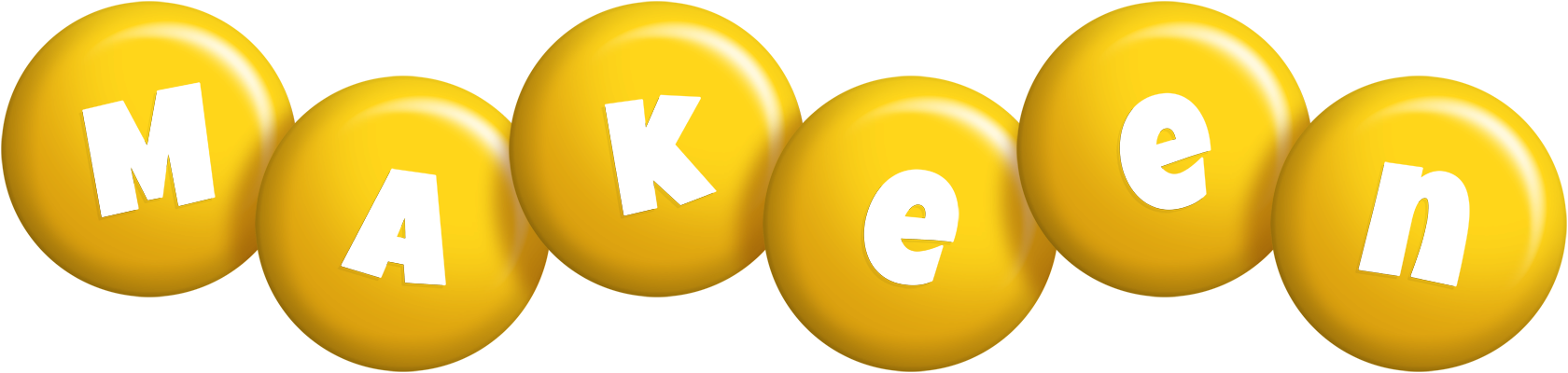 Makeen candy-yellow logo