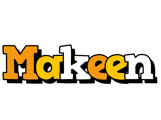 Makeen cartoon logo