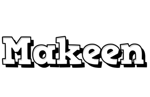 Makeen snowing logo