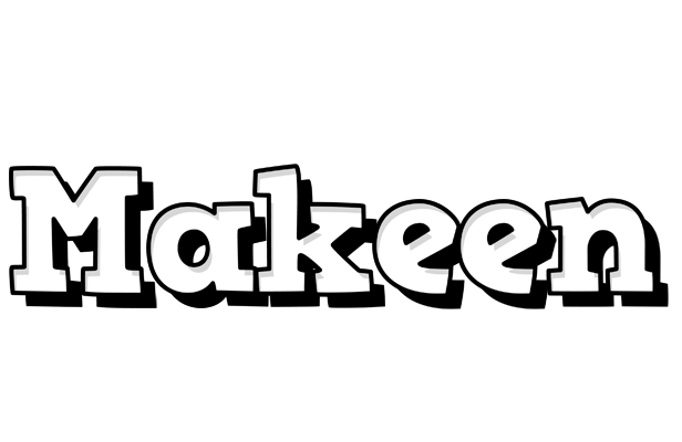 Makeen snowing logo