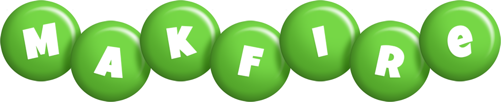 Makfire candy-green logo
