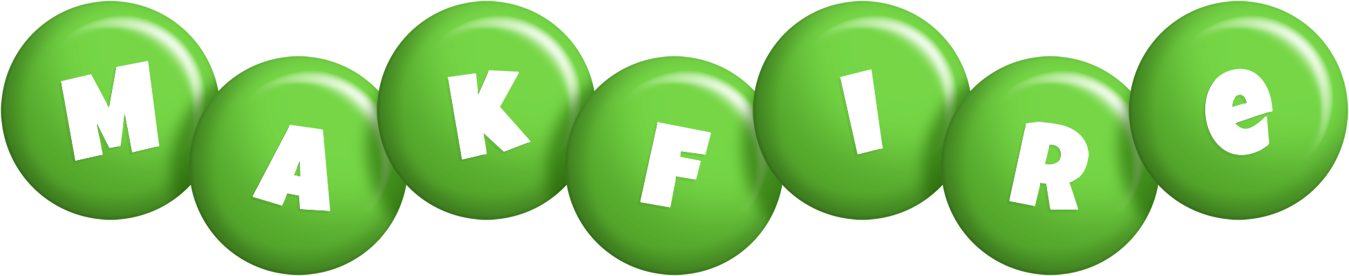 Makfire candy-green logo