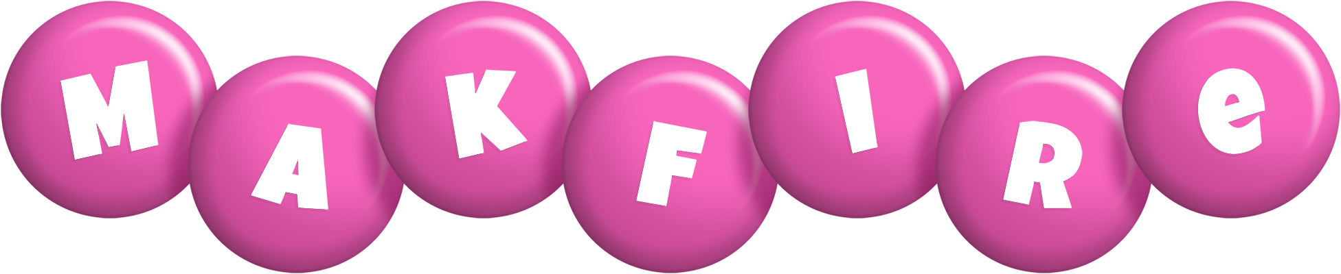 Makfire candy-pink logo