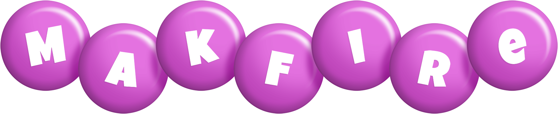 Makfire candy-purple logo