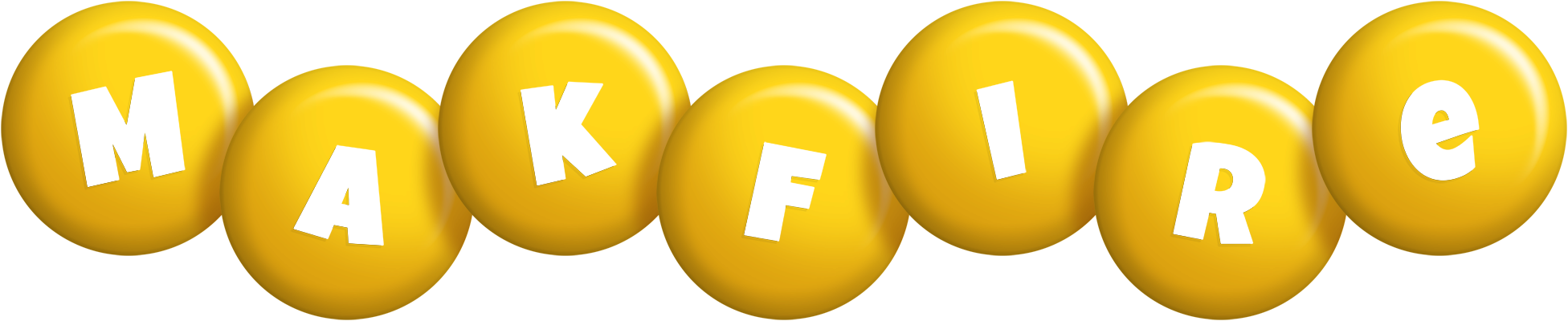 Makfire candy-yellow logo