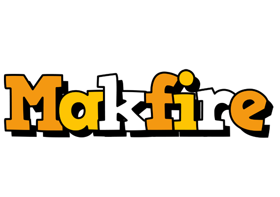 Makfire cartoon logo