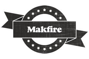 Makfire grunge logo
