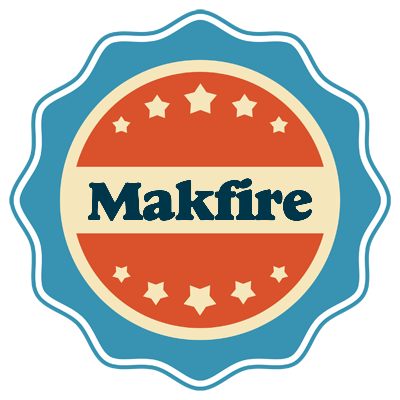 Makfire labels logo