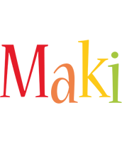 Maki birthday logo