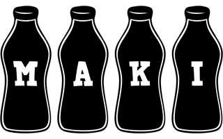 Maki bottle logo