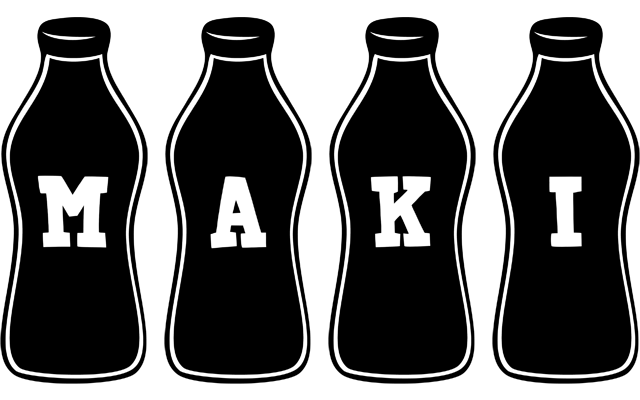 Maki bottle logo