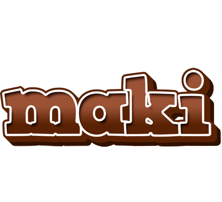 Maki brownie logo