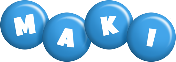 Maki candy-blue logo