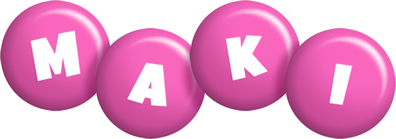 Maki candy-pink logo