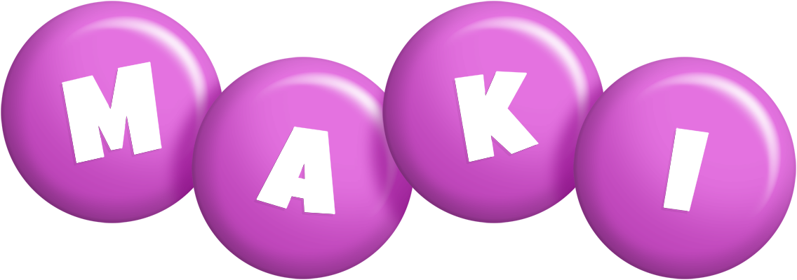 Maki candy-purple logo