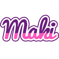 Maki cheerful logo