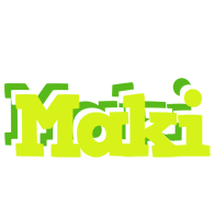 Maki citrus logo