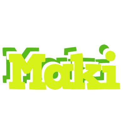 Maki citrus logo
