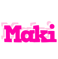 Maki dancing logo