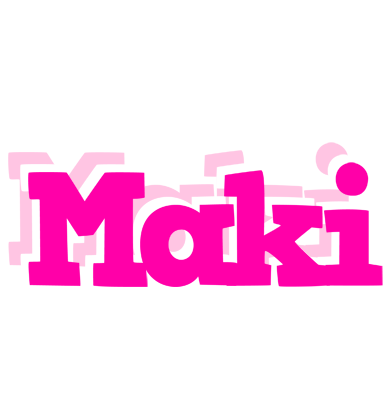 Maki dancing logo