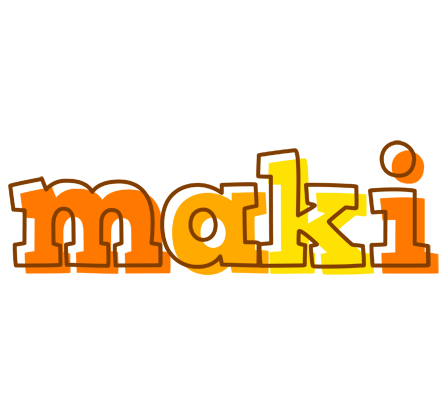 Maki desert logo