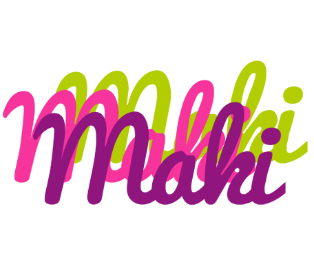Maki flowers logo