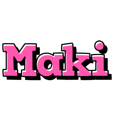 Maki girlish logo