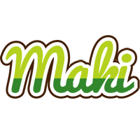 Maki golfing logo