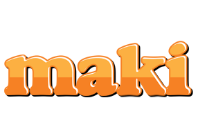 Maki orange logo