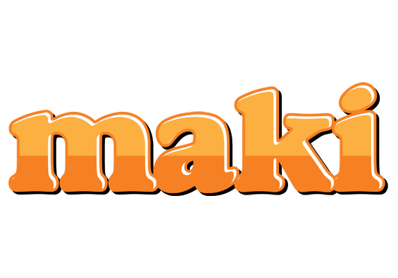 Maki orange logo