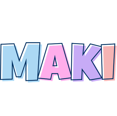 Maki pastel logo