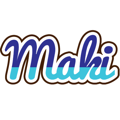 Maki raining logo