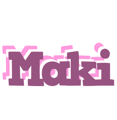 Maki relaxing logo