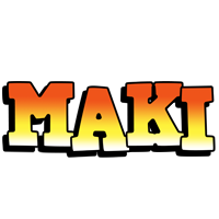 Maki sunset logo