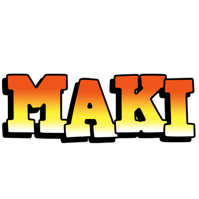 Maki sunset logo