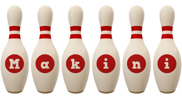 Makini bowling-pin logo