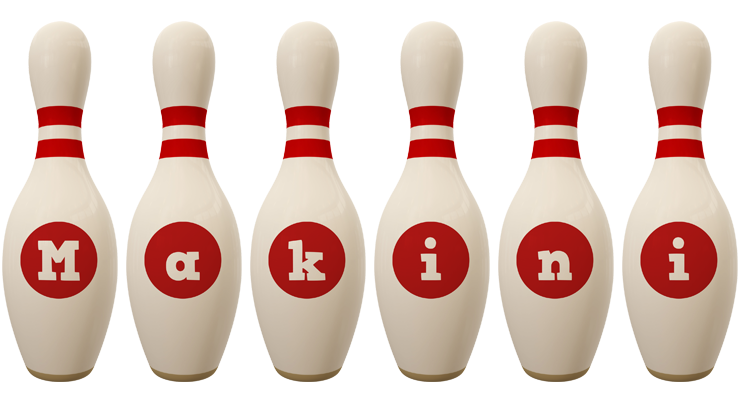 Makini bowling-pin logo