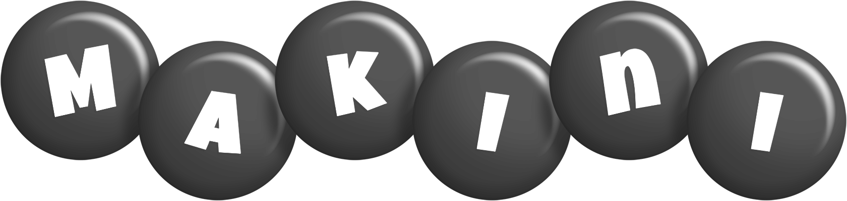 Makini candy-black logo