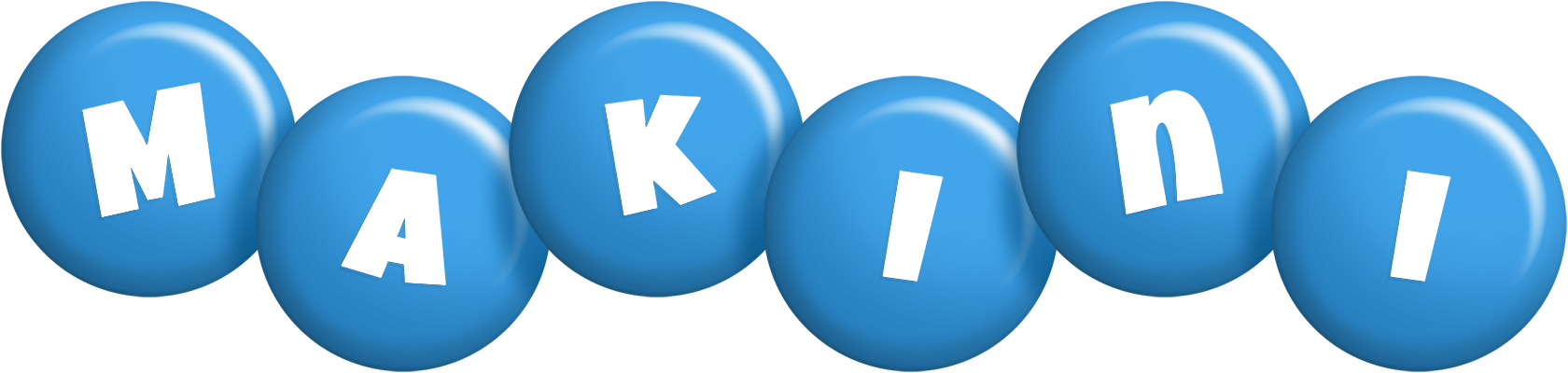 Makini candy-blue logo