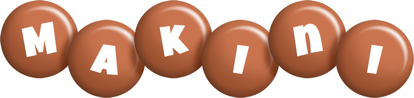 Makini candy-brown logo