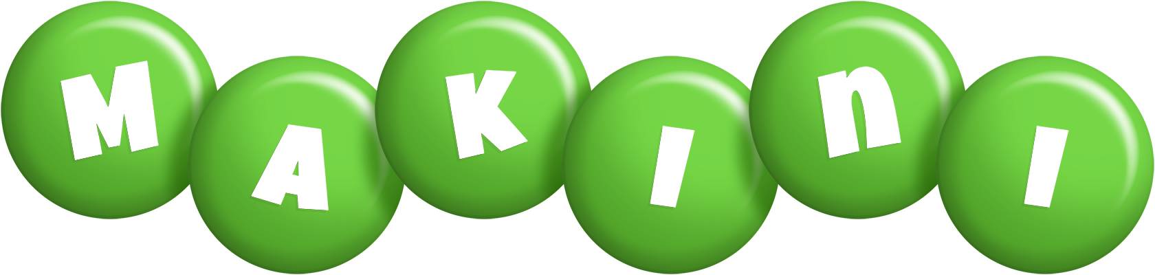 Makini candy-green logo