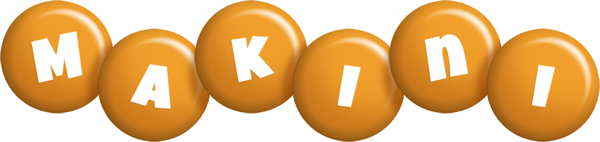 Makini candy-orange logo
